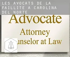 Les avocats de la faillite à  Caroline du Nord