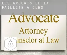 Les avocats de la faillite à Cles
