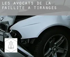 Les avocats de la faillite à Tiranges