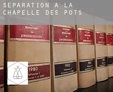 Séparation à La Chapelle-des-Pots