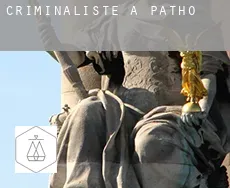 Criminaliste à Patho