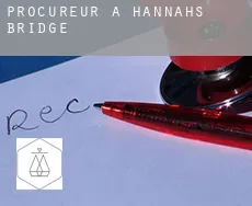 Procureur à Hannahs Bridge