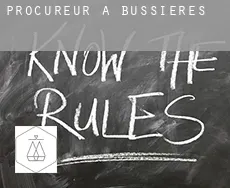 Procureur à Bussières