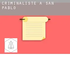 Criminaliste à  San Pablo