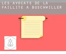 Les avocats de la faillite à Buschwiller